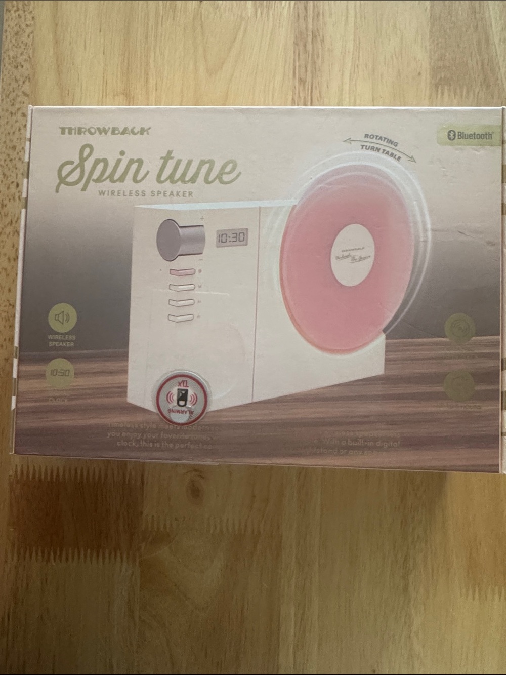 Spin Tune Wireless Portable Speaker - Pink